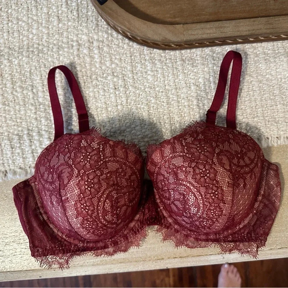 Victoria's Secret Dream Angels Lined Demi 34DD Padded Bra - Picture 8 of 10